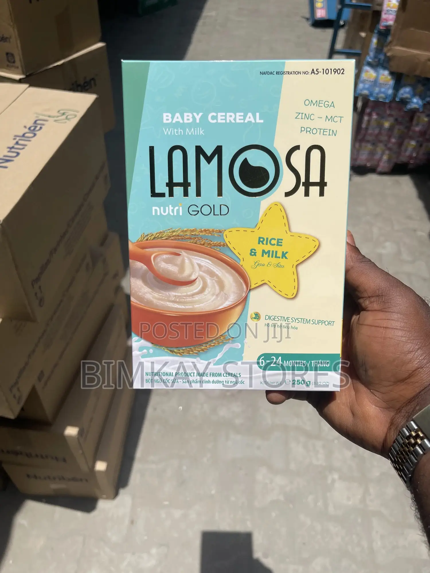 Lamosa Baby Cereals Food Pack 250g 6 Months to 24 Months