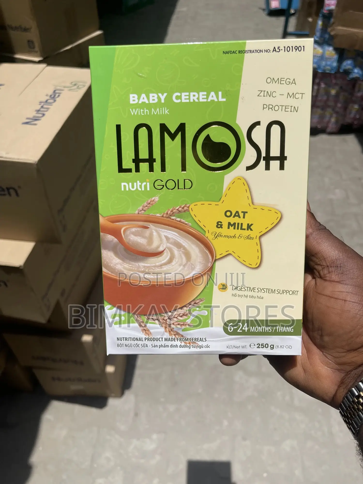 Lamosa Baby Cereals Food Pack 250g 6 Months to 24 Months