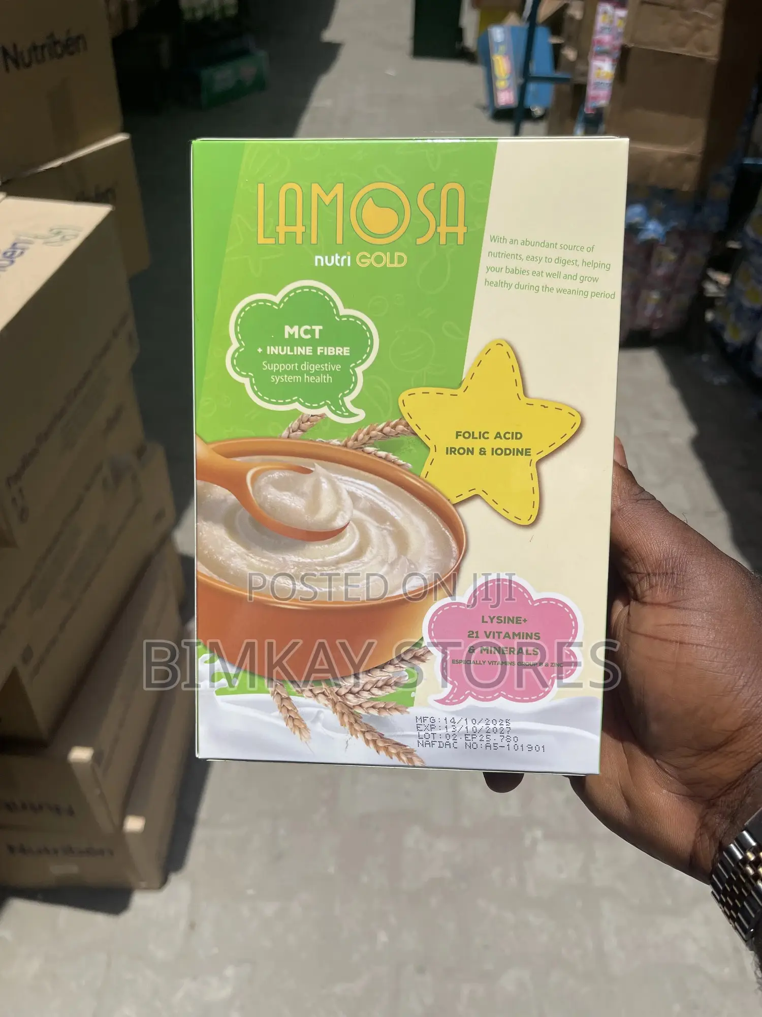 Lamosa Baby Cereals Food Pack 250g 6 Months to 24 Months