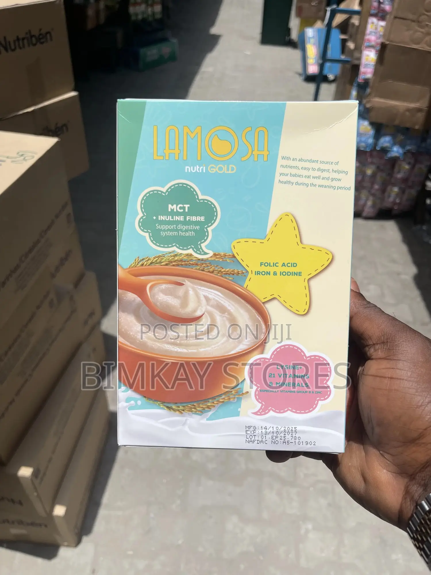Lamosa Baby Cereals Food Pack 250g 6 Months to 24 Months