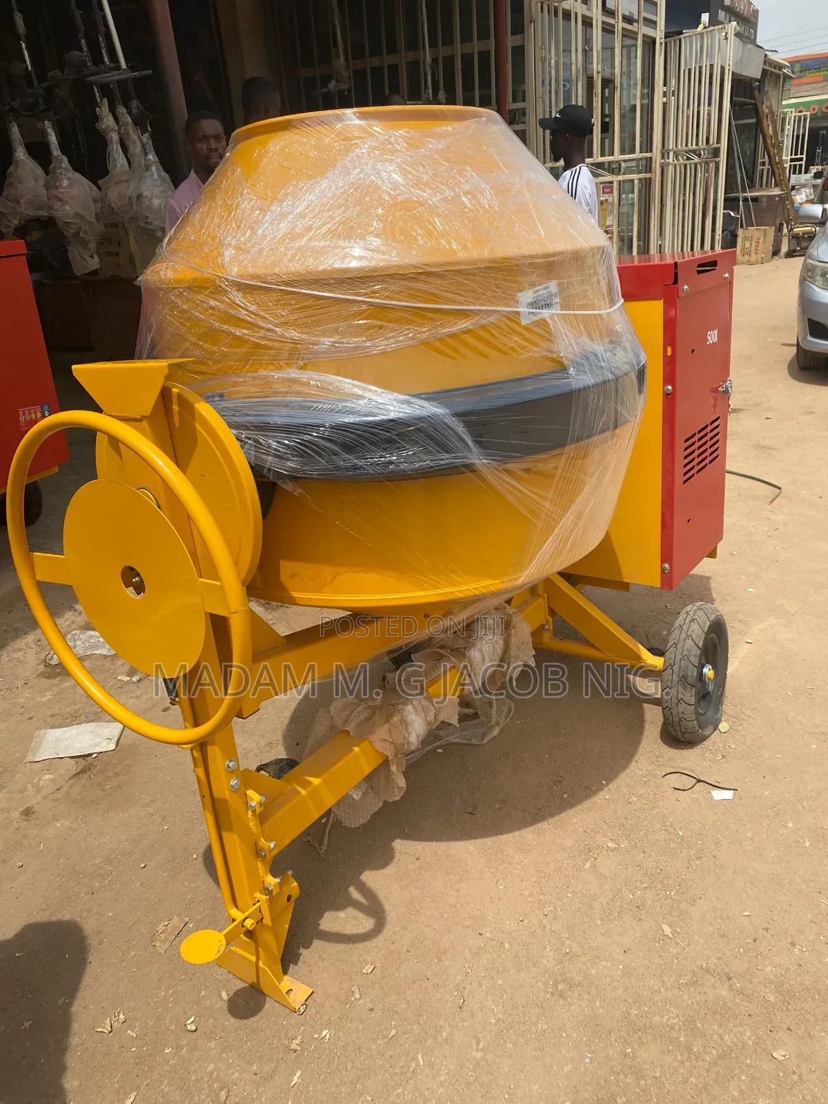 Imported 500l Concrete Mixer With Compactor
