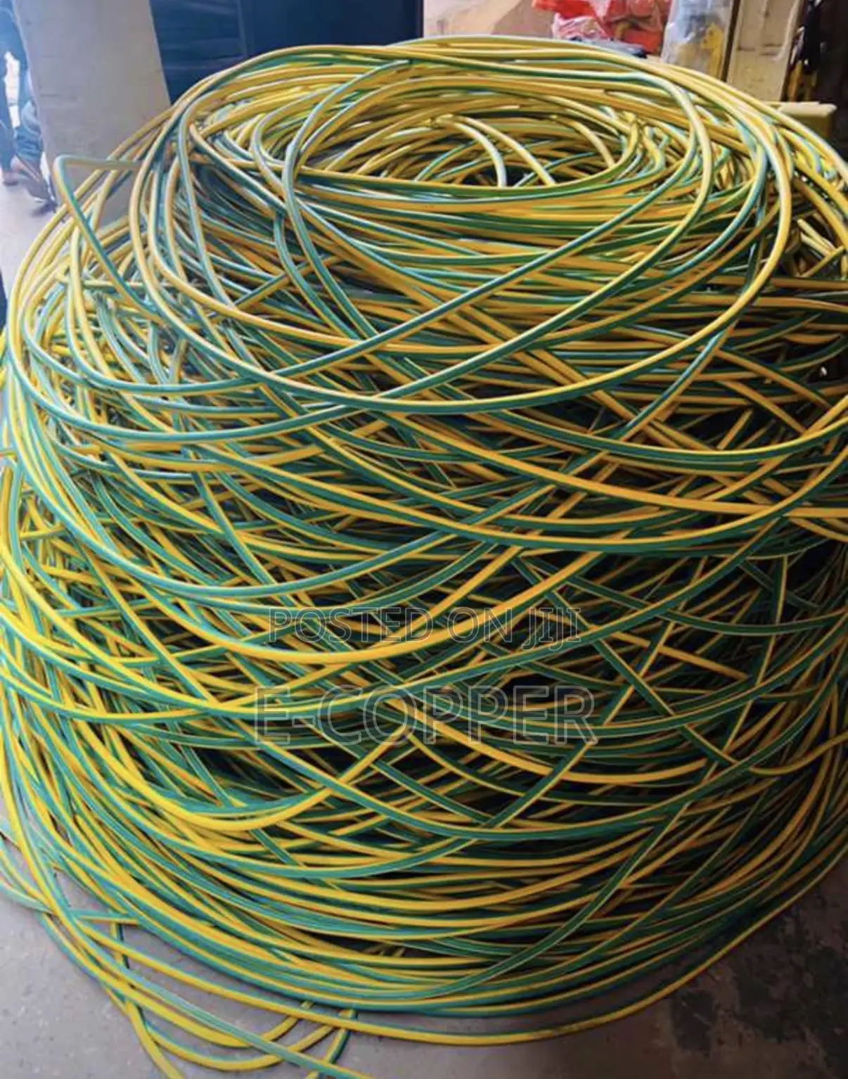 Earthing Cables Green and Yellow