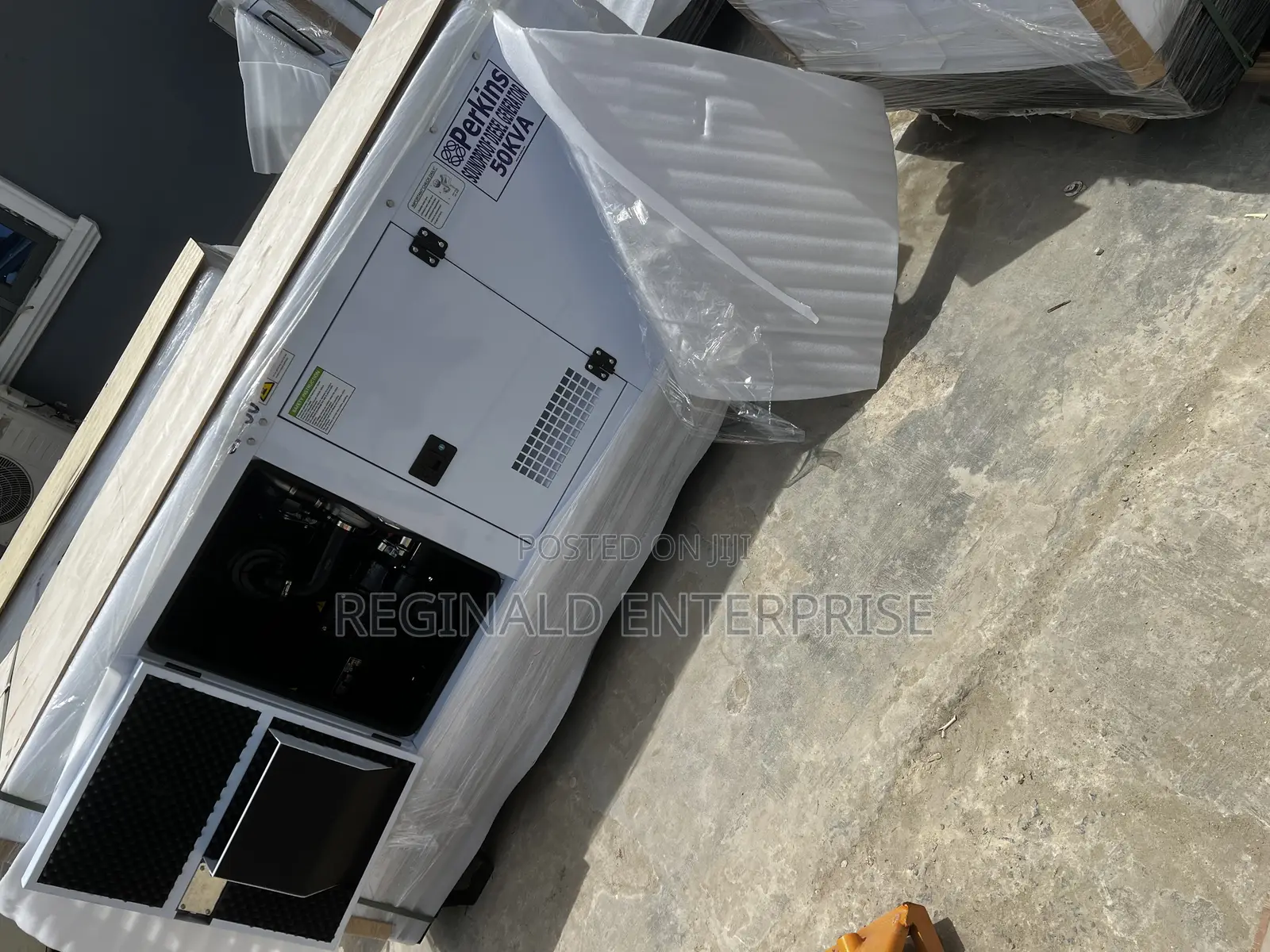%Copper Coil 50kva Perkins Soundproof Diesel Generator
