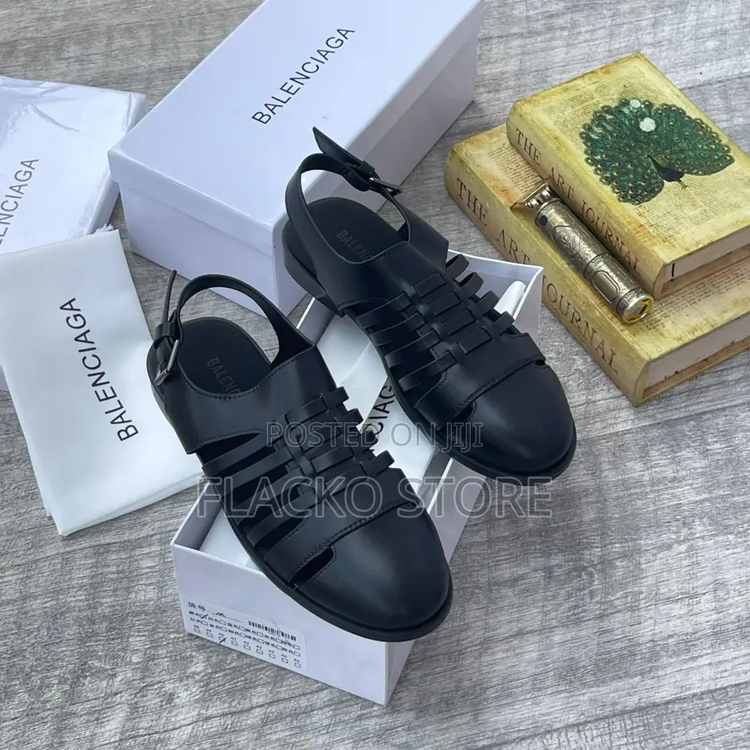 Original Balenciaga Leather Sandals