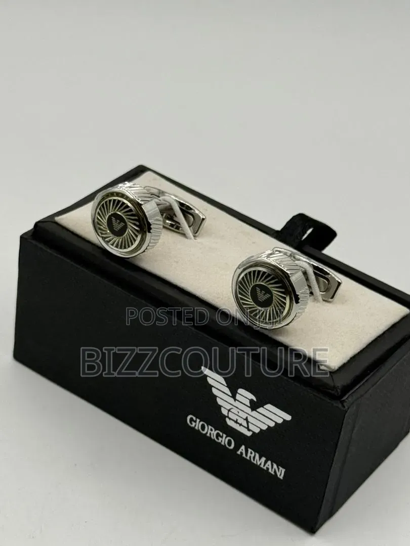 Original Emporio Armani Cufflinks Available in Store