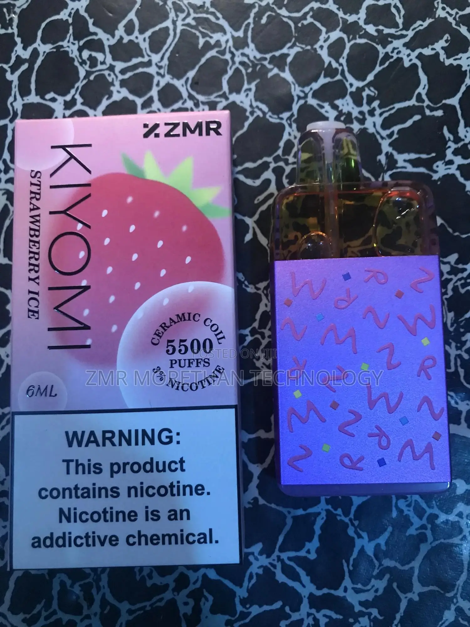 ZMR Kiyomi Rechargeable 5,500 Puffs Disposable Vape