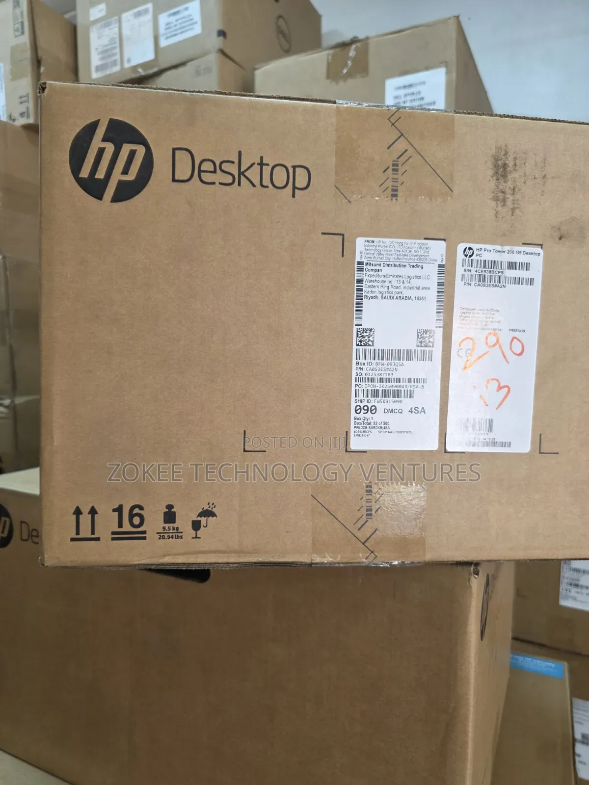 New Desktop Computer HP 290 G9 8GB Intel Core i3 SSD 512GB