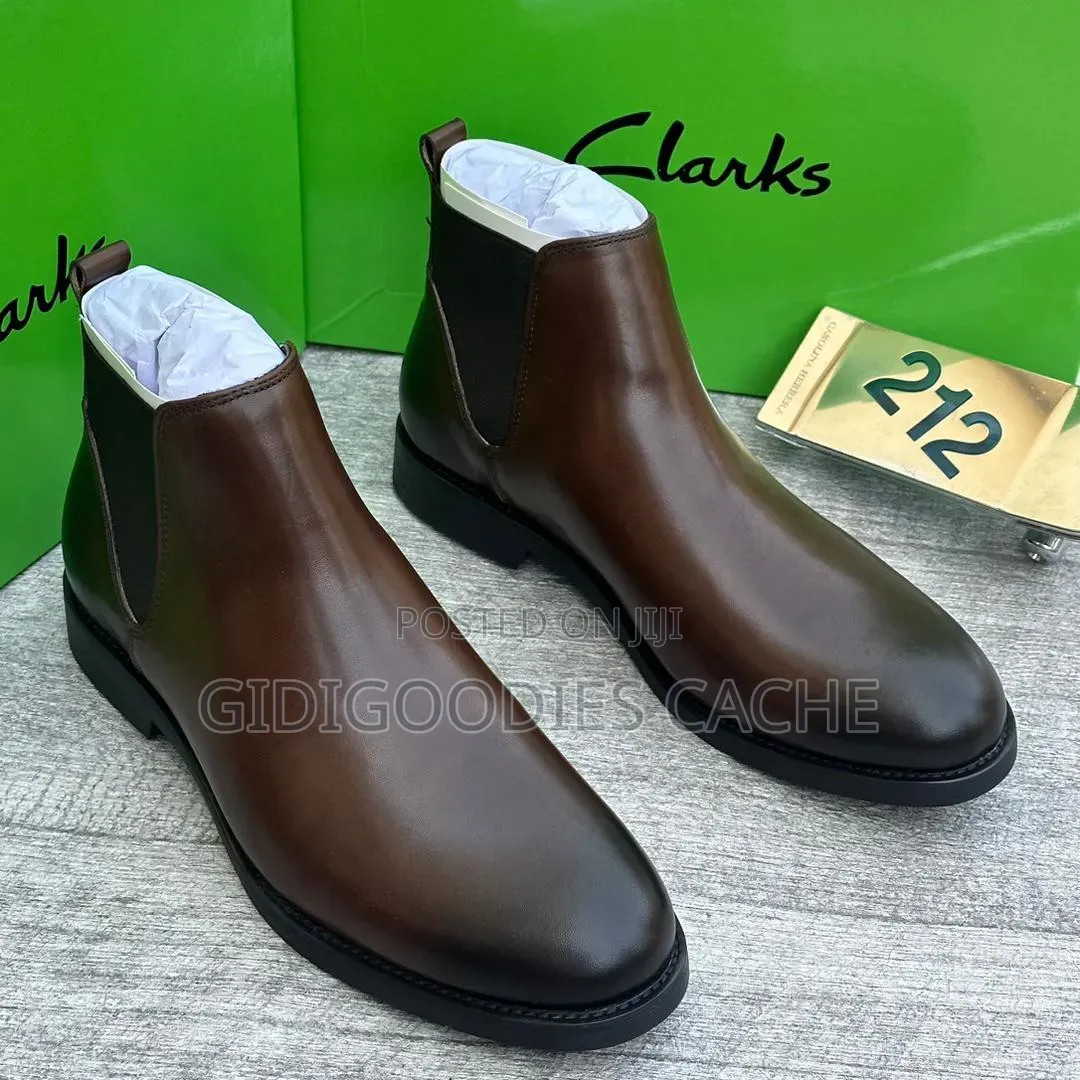 Clarks Chelsea and Lace-Up Boots