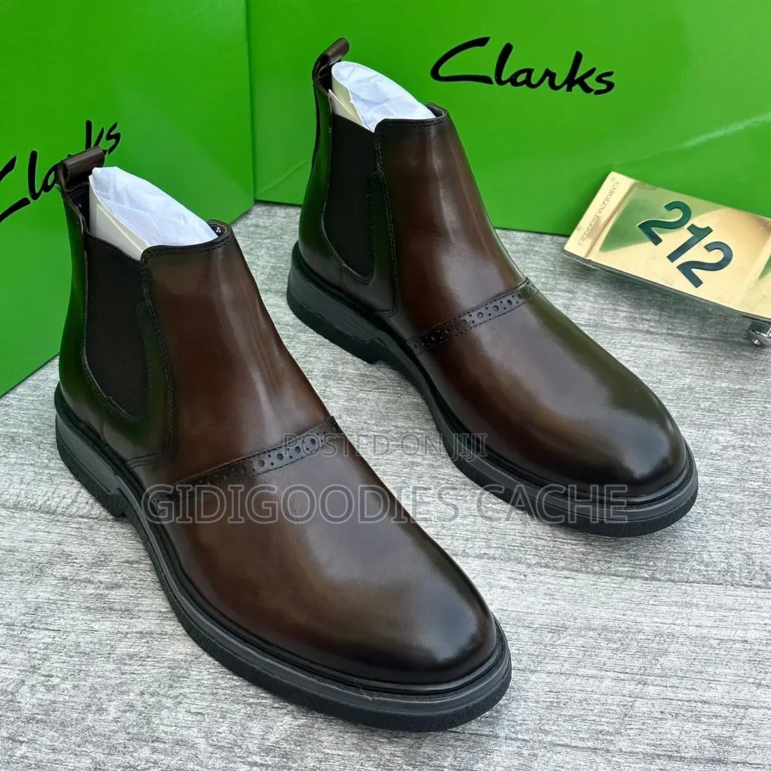 Clarks Chelsea and Lace-Up Boots