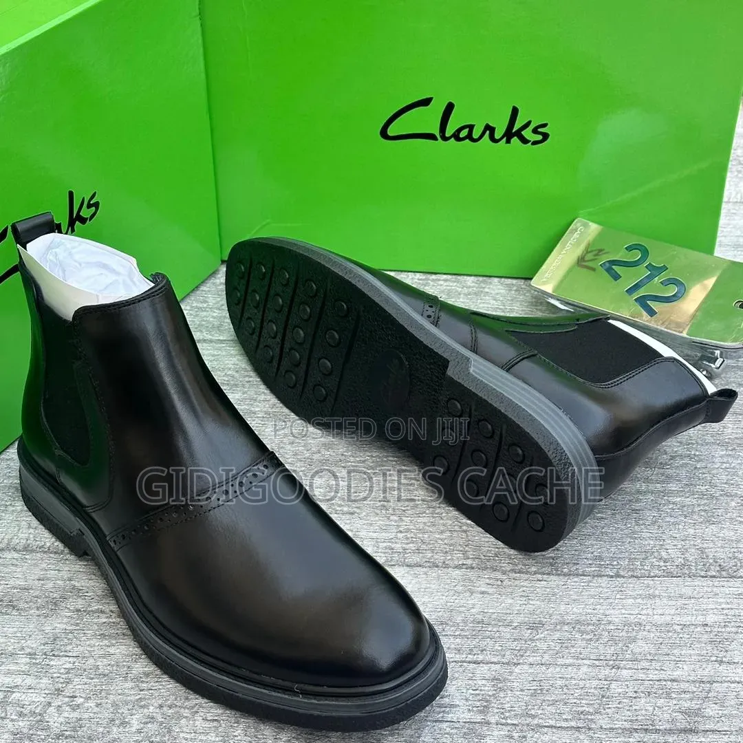 Clarks Chelsea and Lace-Up Boots