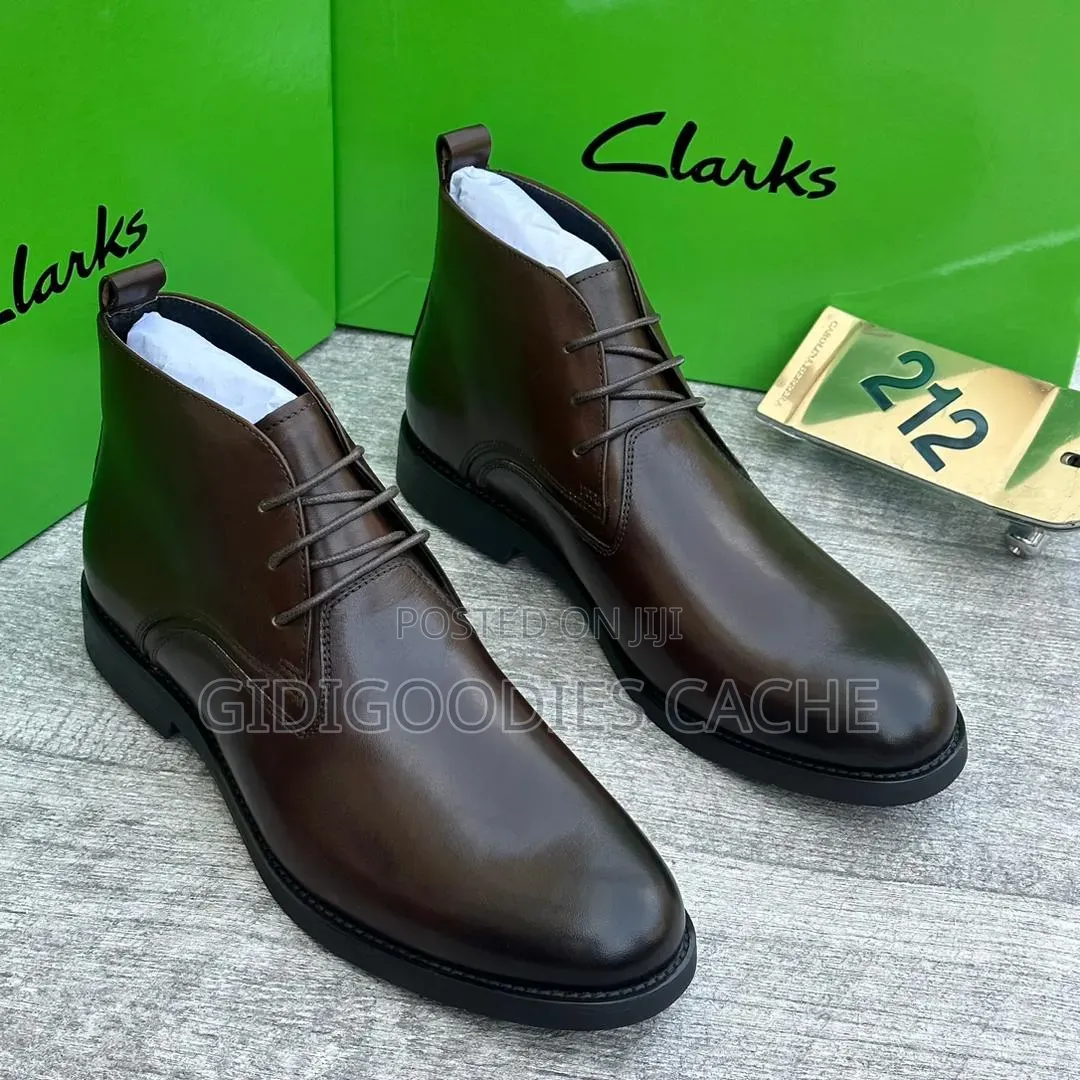 Clarks Chelsea and Lace-Up Boots