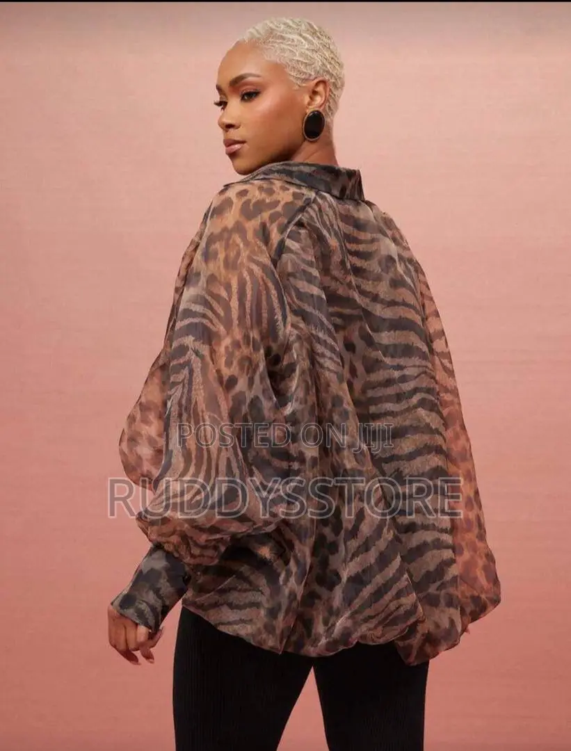 Sheer Organza Bubble Top