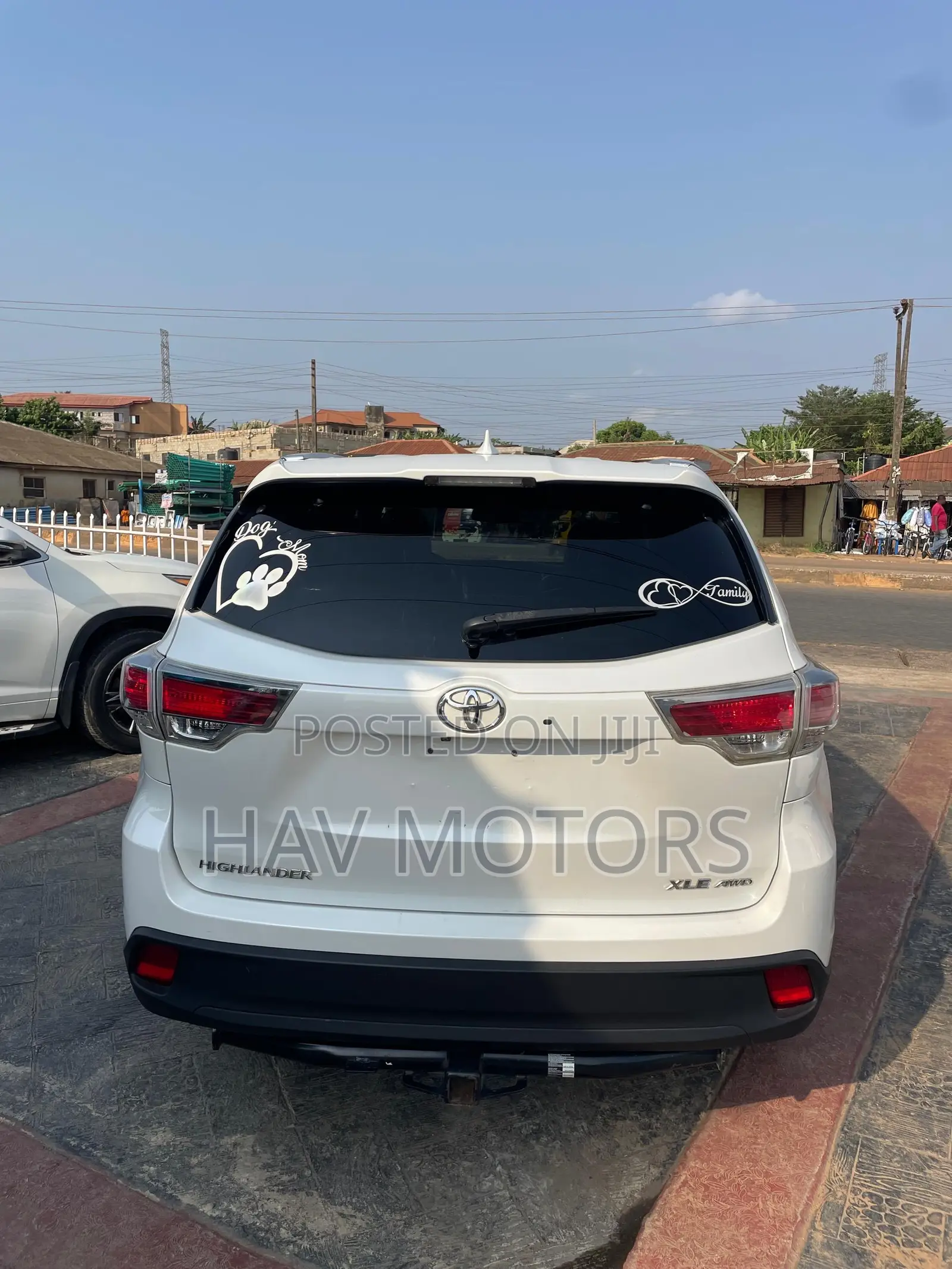 Toyota Highlander Limited 4dr SUV AWD (3.5L 6cyl 6A) 2015 White