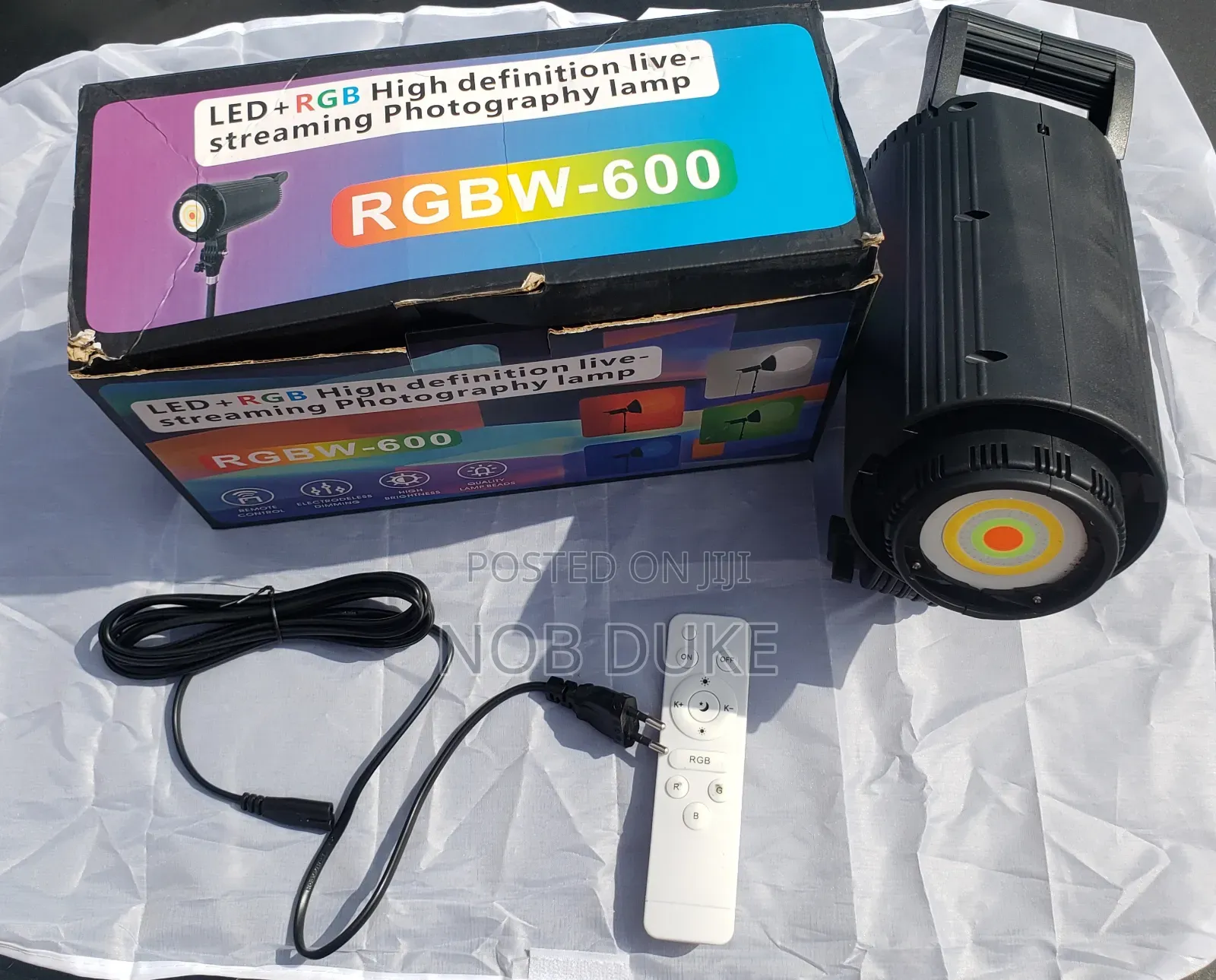 Led + RGB High Definition Live Streaming Photography Lamp (Rgbw-600)