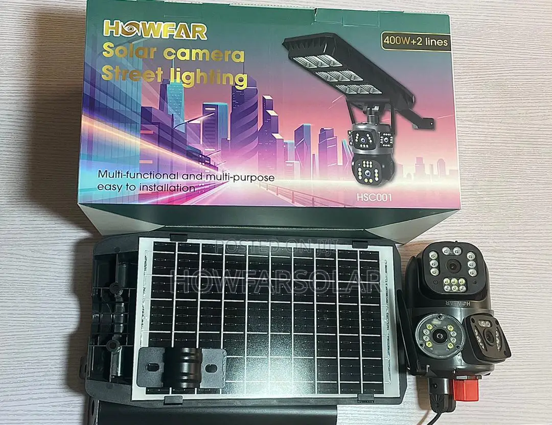 Aovhowfar Dual Lens CCTV Camera With Street Light 8mp With Memory Card