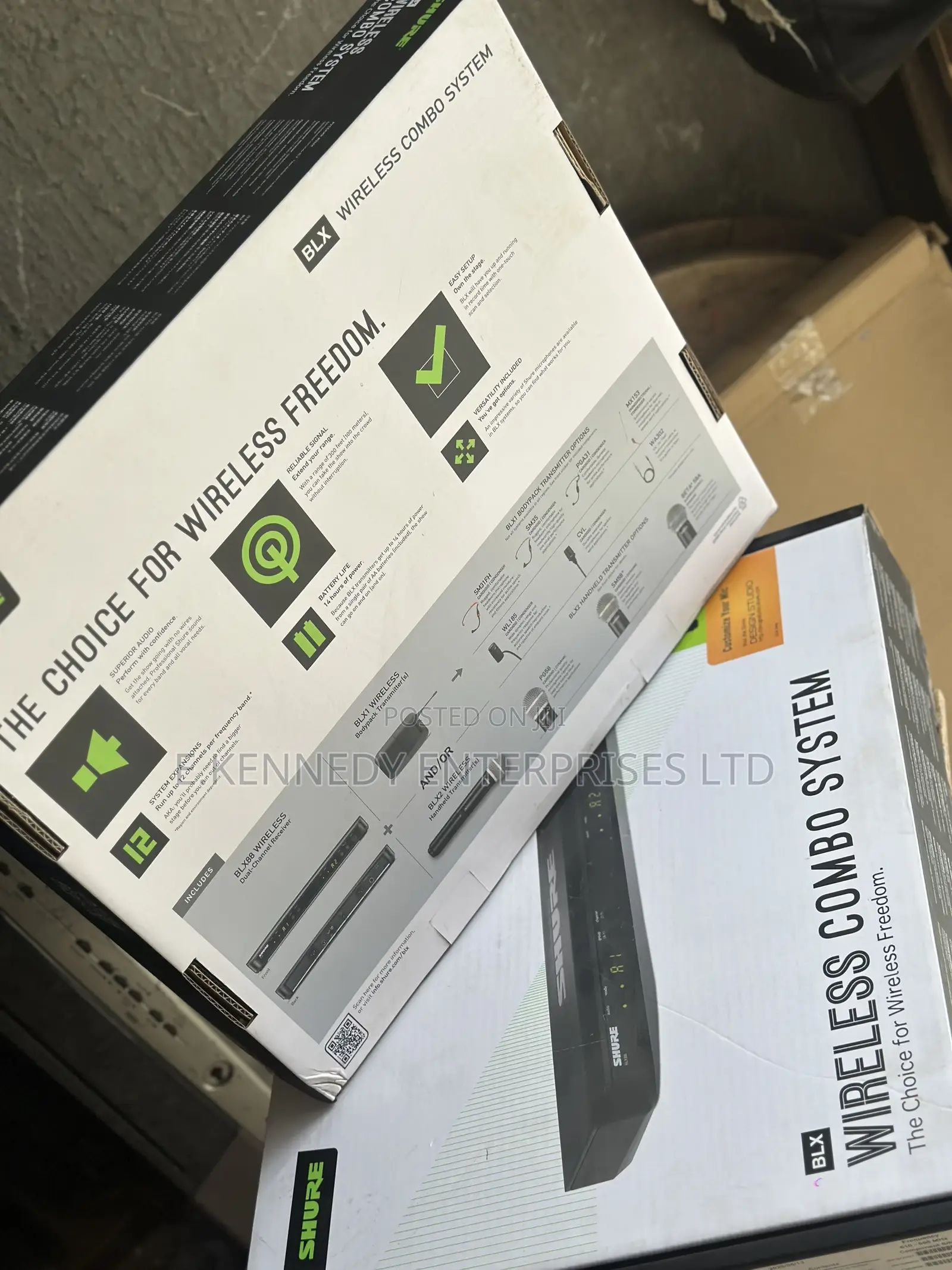 Shure Blx288/B58 Wireless Dual Vocal System Microphone