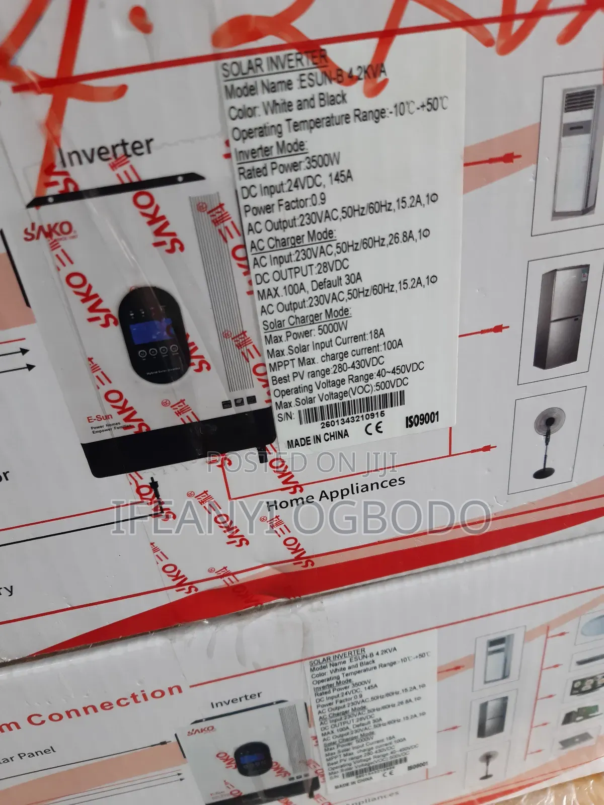 Sako Solar Inverter 4.2kva 24v Hybrid