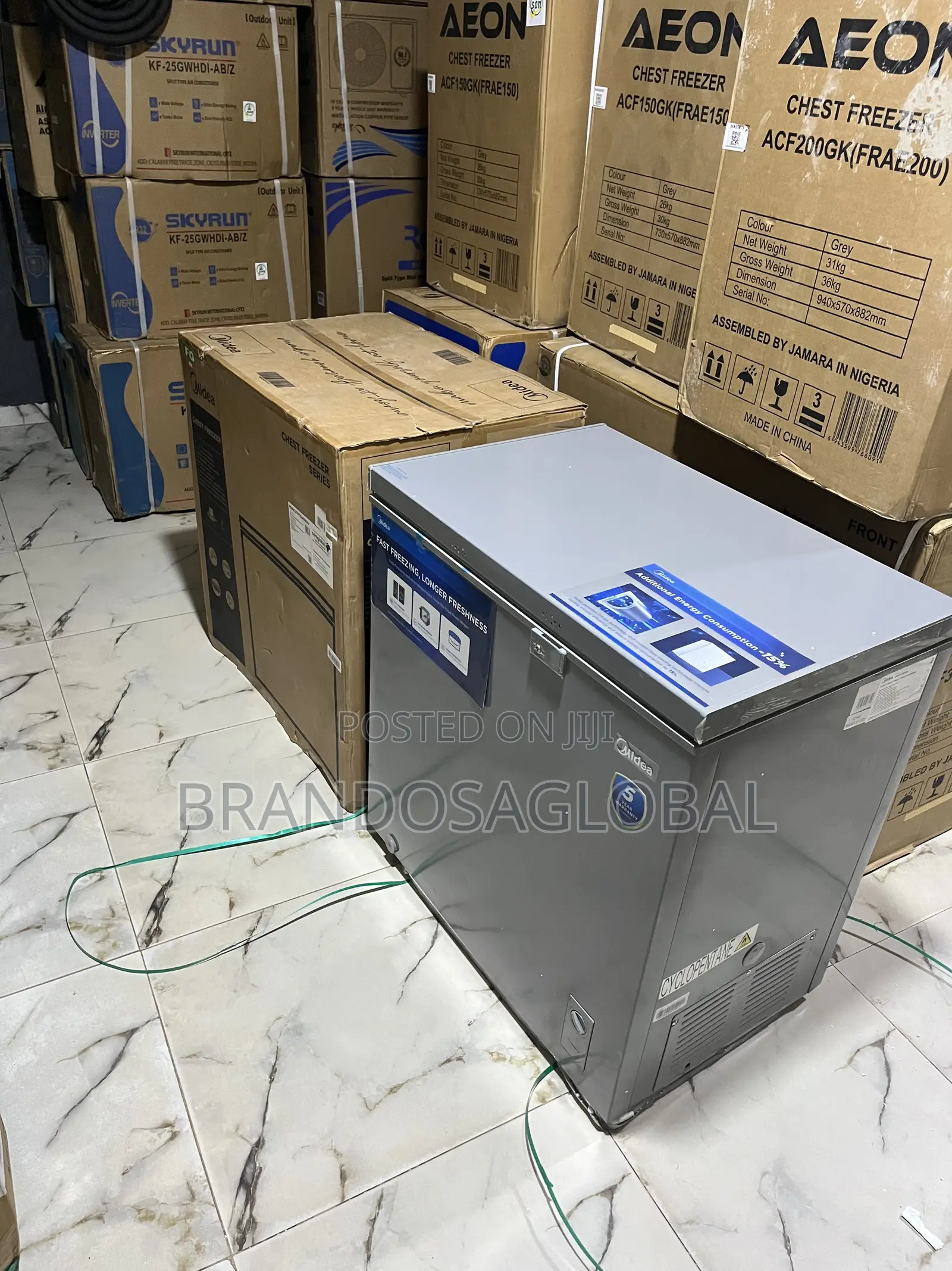 Midea 197l Chest Freezer Mdrc277fzg43ngg – Energy Saving Deep Freezer