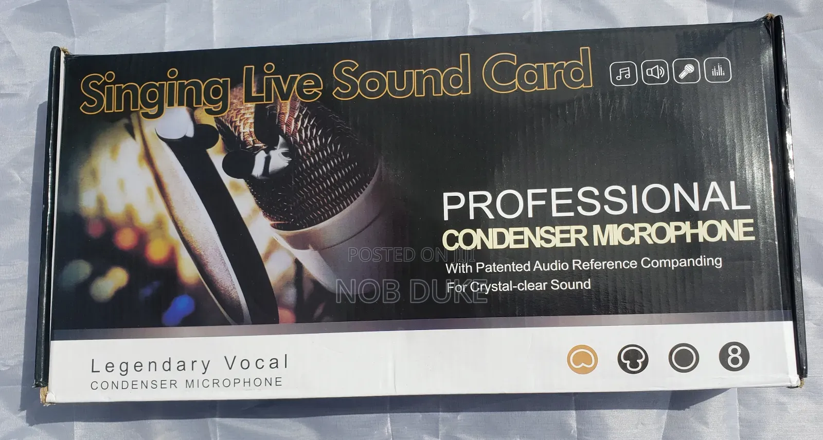 Microphone With V8s Sound Card Bm800 Kit With Tripod