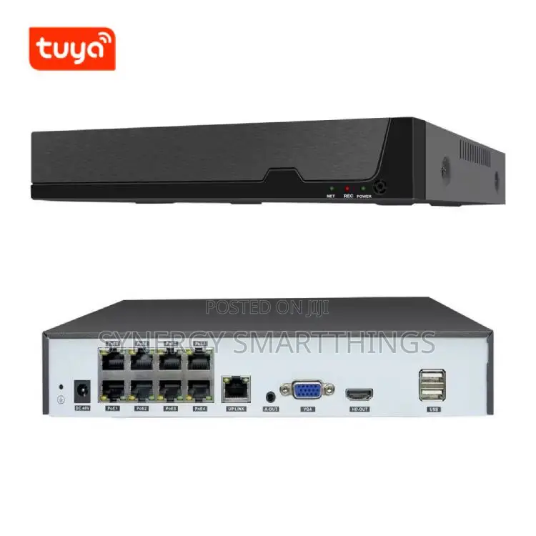 8ch NVR Poe Tuya NVR Ip Cameras Lan Smart Remote Access