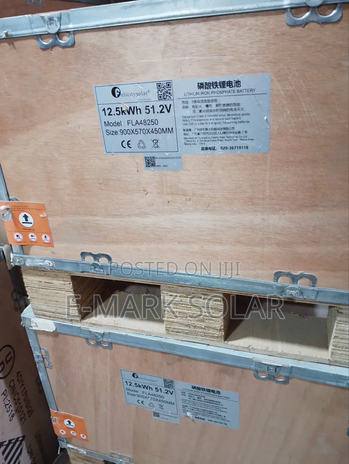 12.5kwh 51.2v Felicity Lithium Ion Solar Batteries  Available Now