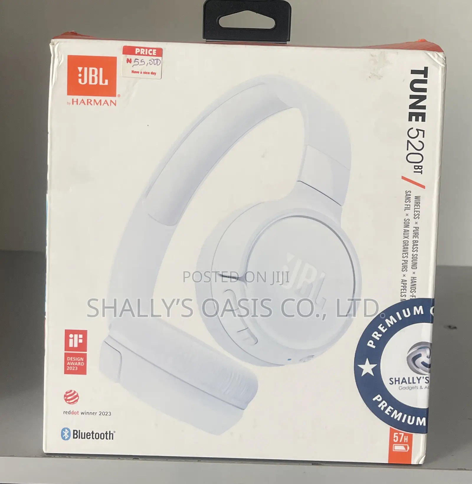 JBL Tune 520bt Wireless Bluetooth Headphones – Deep Bass, Long Battery