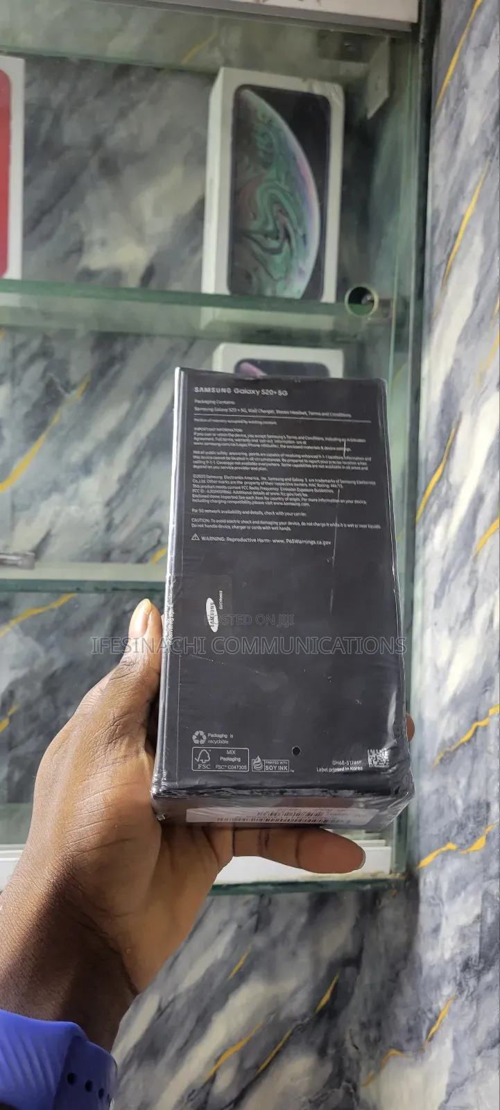 New Samsung Galaxy S20+ 128 GB Blue