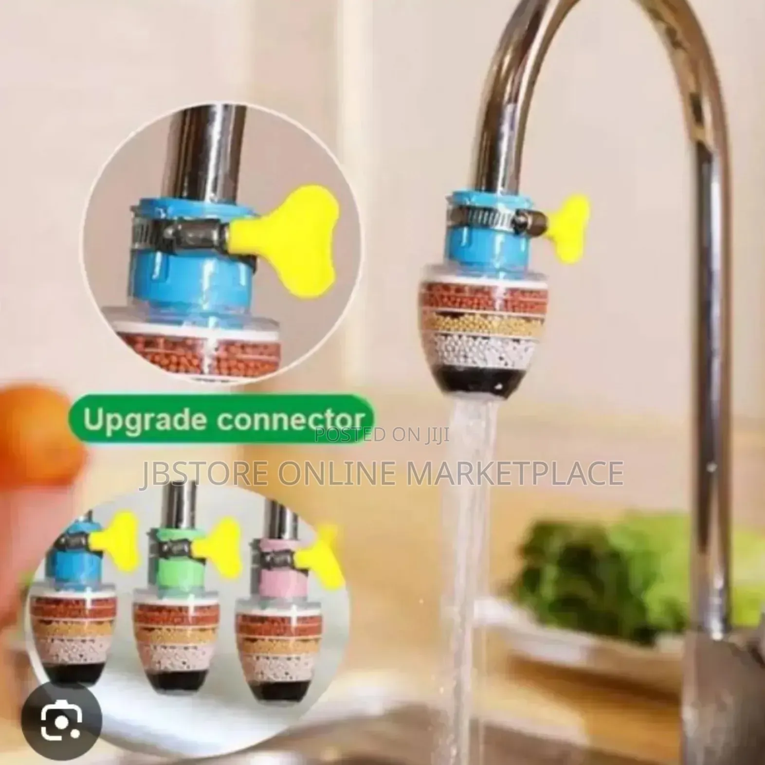 6-layer Faucet Water Filter And Purifier, Designed To Attach Directly