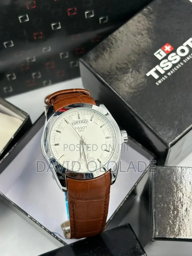 Tissot Leather Watch Price With the Full Box,