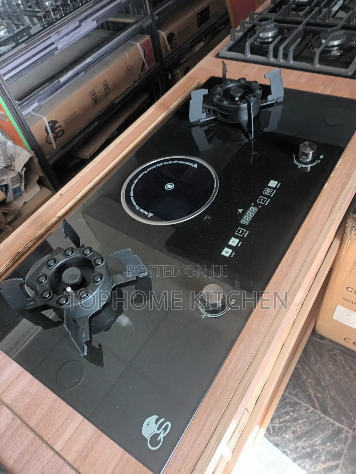 Gs Auto Ignition Built-in Electric and Gas Cooker 90cm 100%Copper