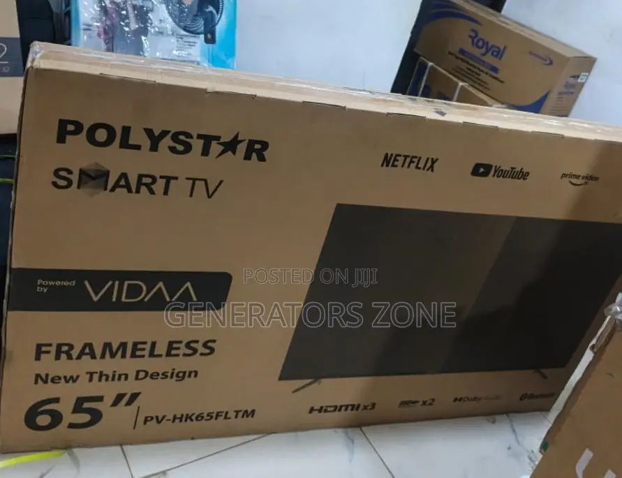 65 Inch Smart Dled Tv by Polystar Model Pv-Hk65fltm