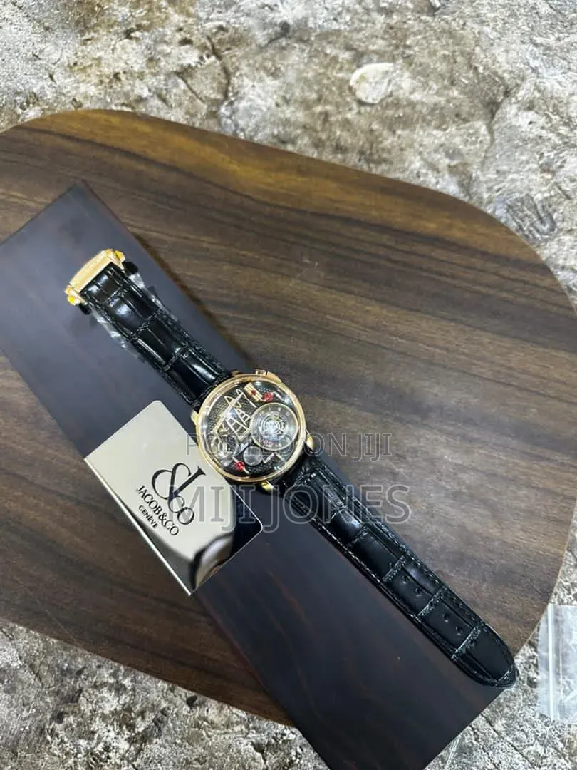 Jacob Co Style Tourbillon Watch | Leather Strap | Collector's Grade