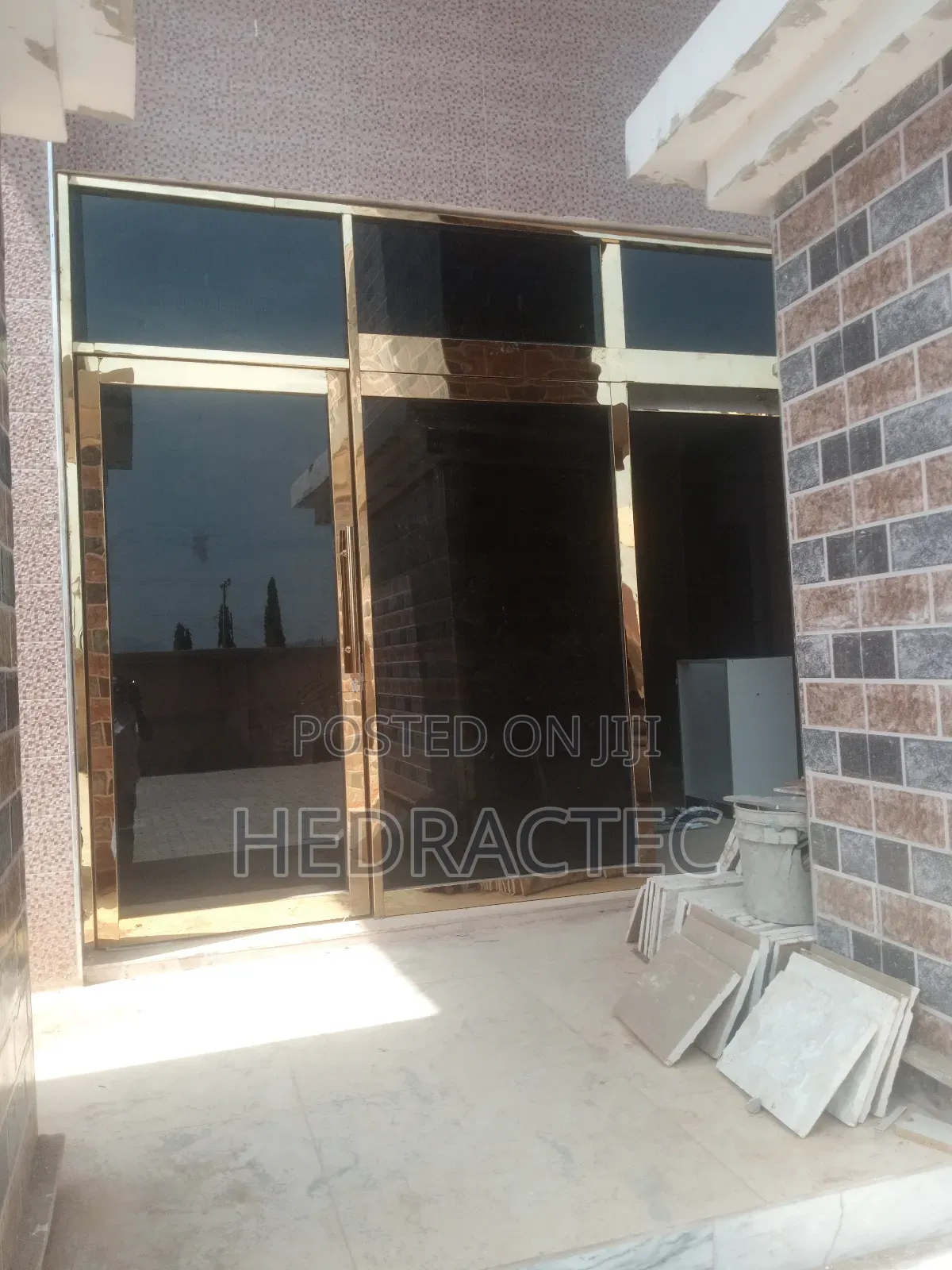 Intelligent Entrance Automatic Glass Sliding Door Frameless