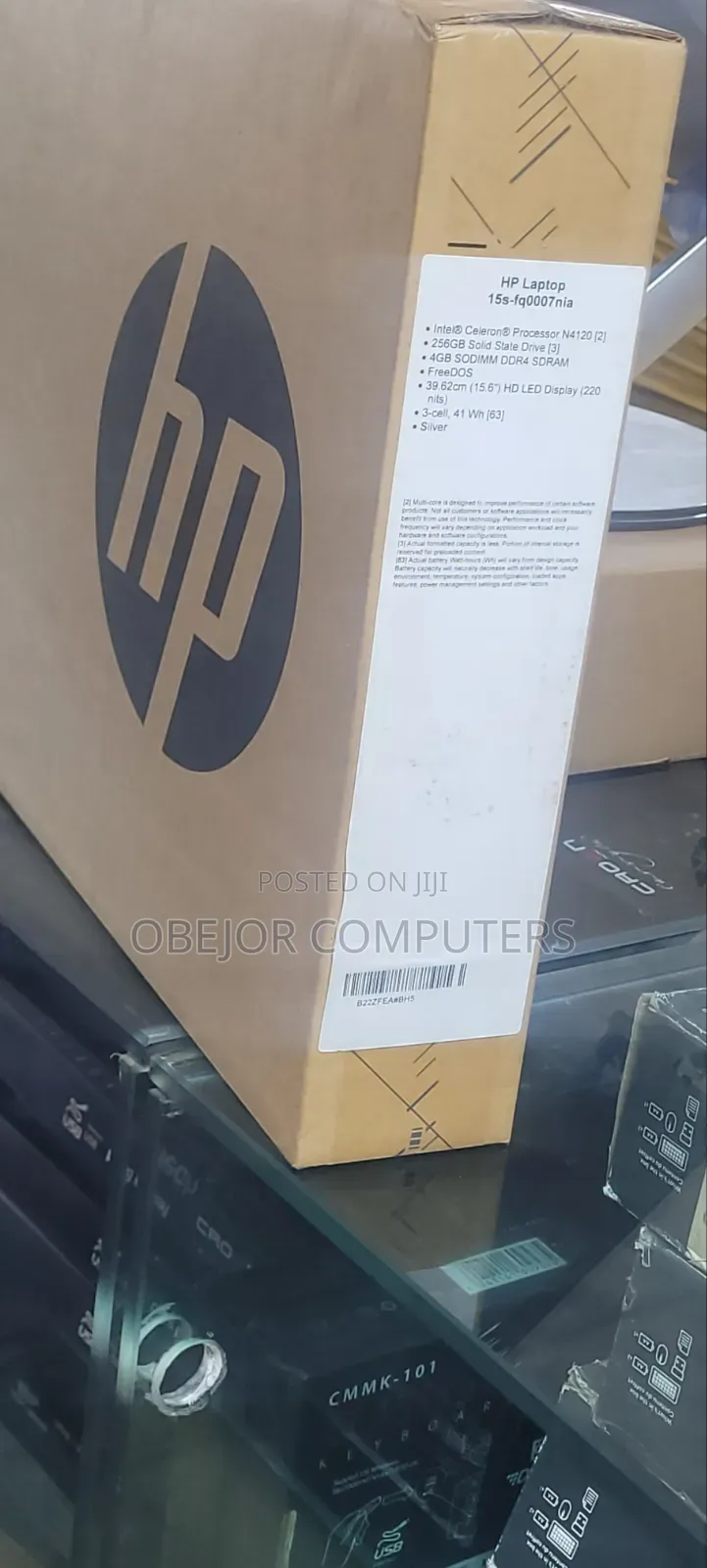 New Laptop HP 15s 4GB Intel Celeron SSD 256GB