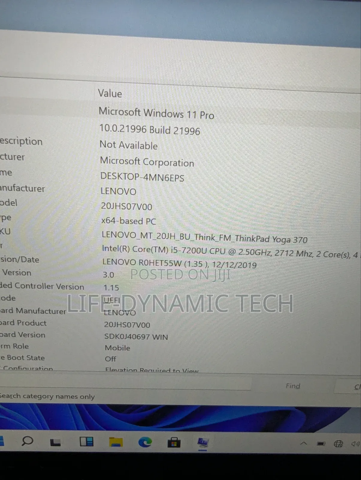 Laptop Lenovo ThinkPad Yoga 370 8GB Intel Core i5 SSD 256GB
