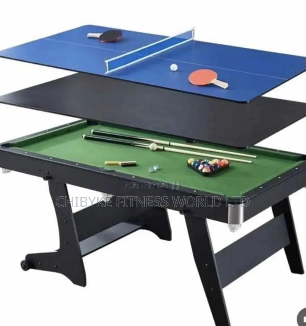 3 in Game Table With Snooker and Table Tennis