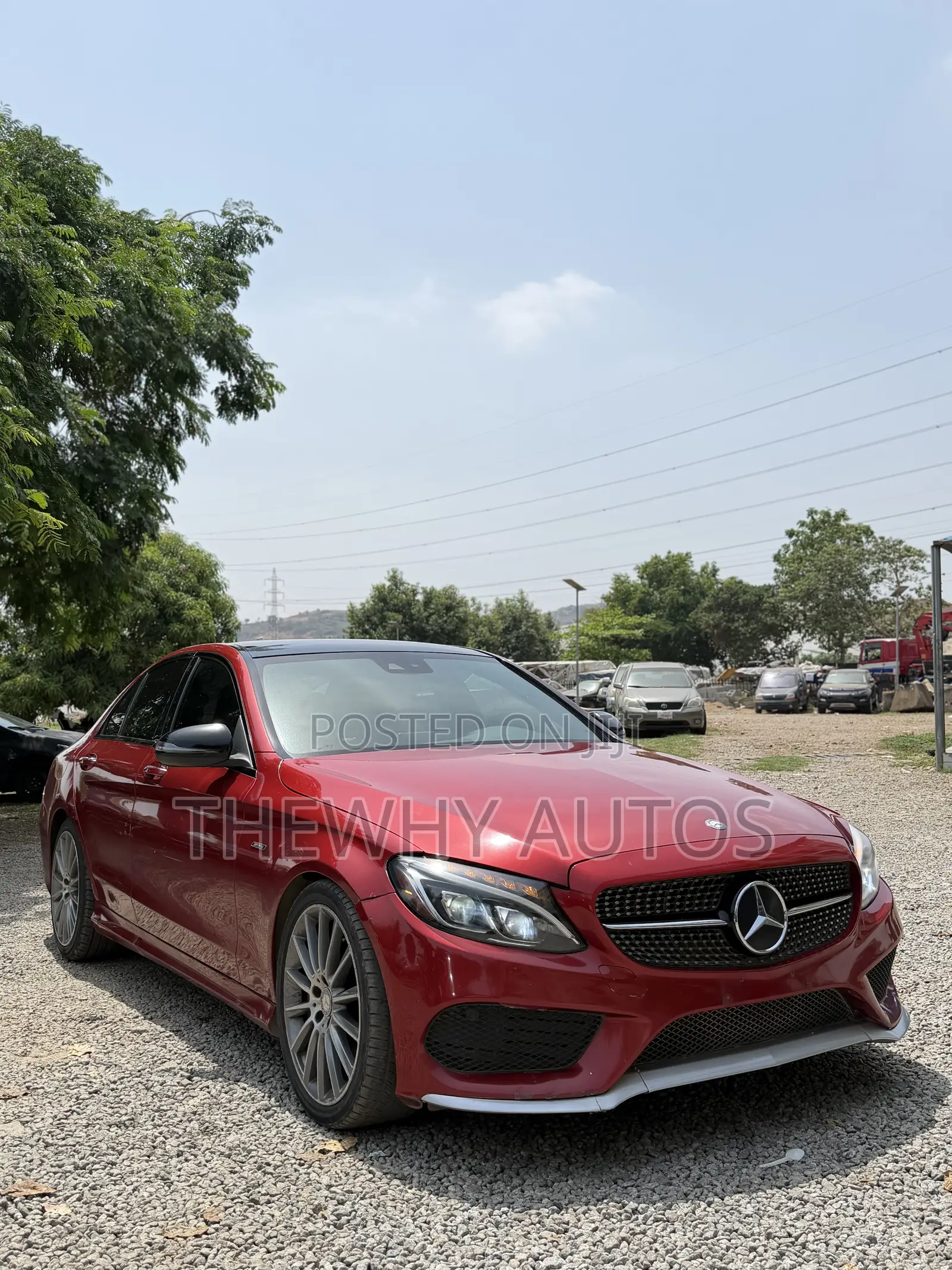 Mercedes-Benz C450 2016 Red