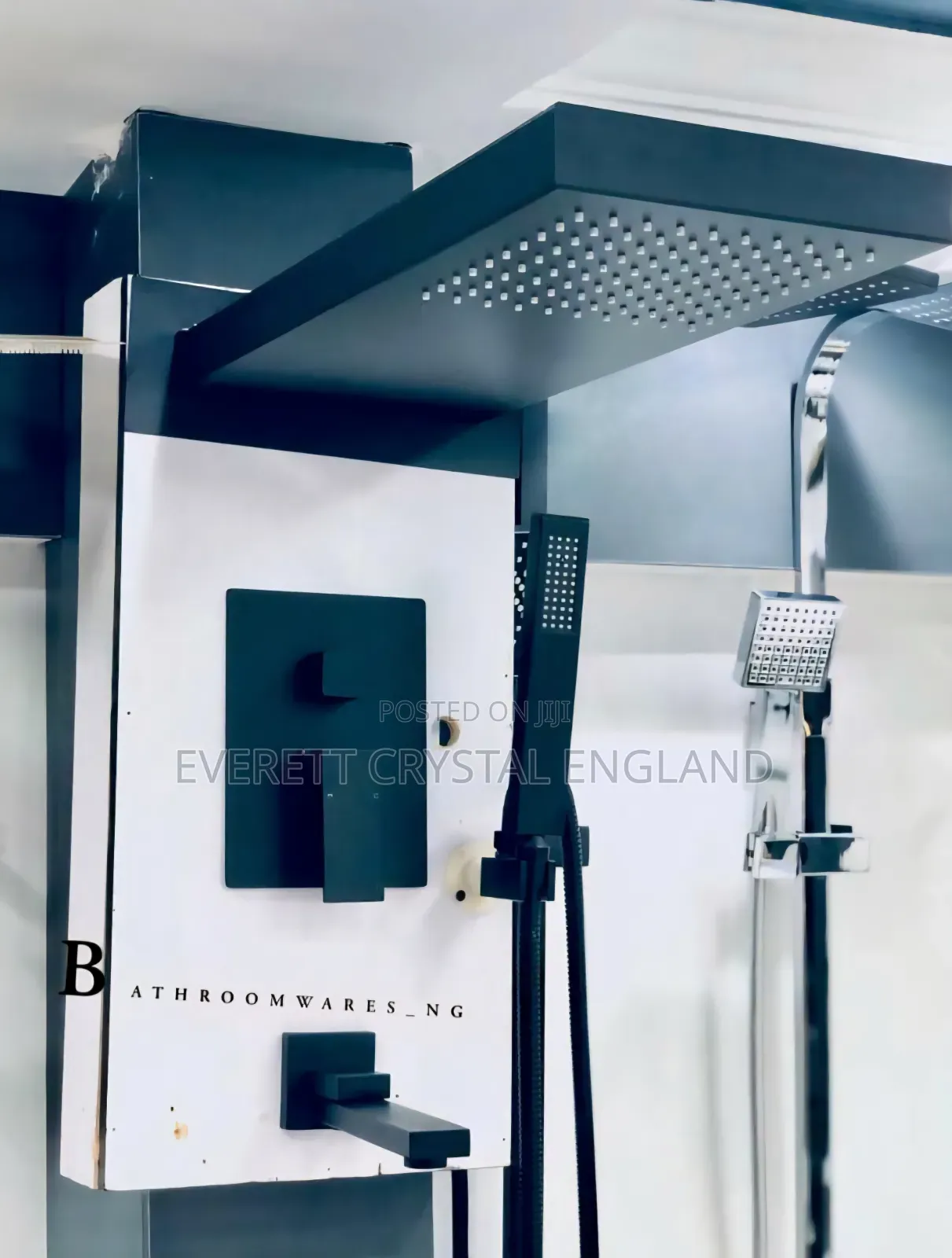 Condit Matt Black Shower