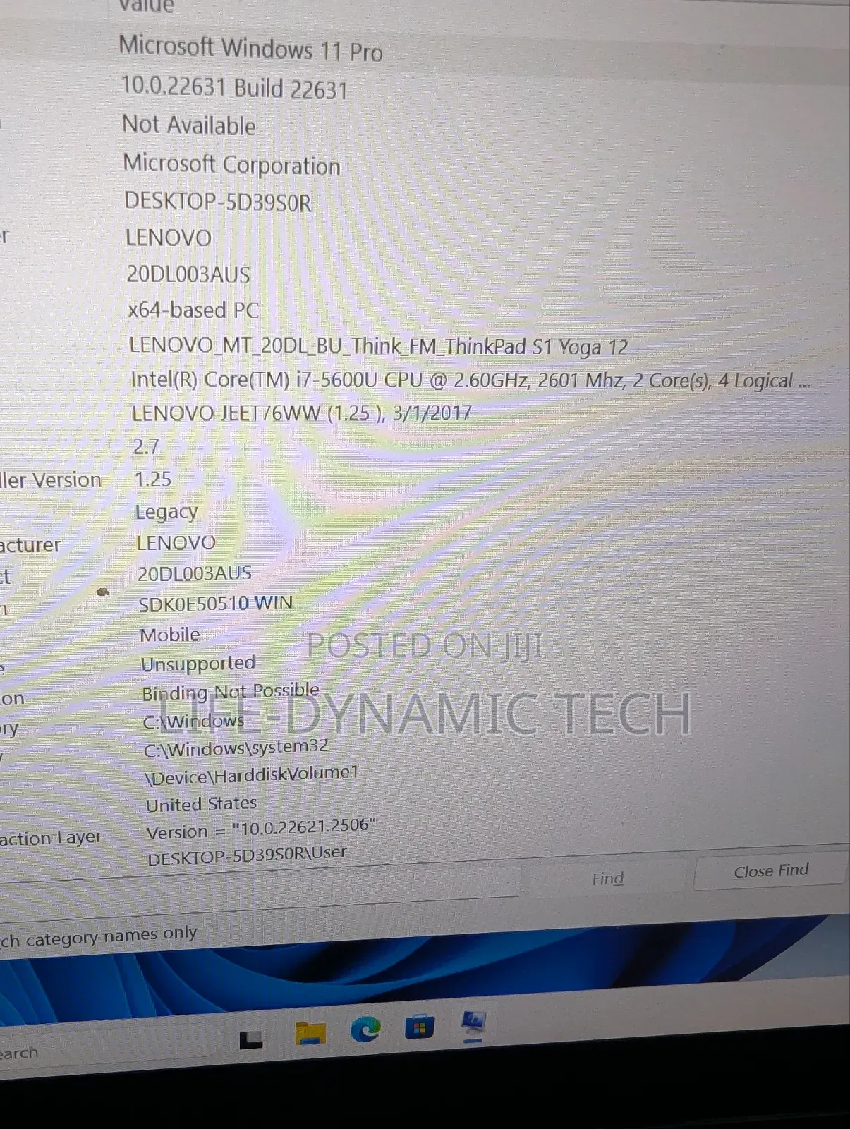 Laptop Lenovo ThinkPad Yoga 8GB Intel Core i7 SSD 256GB