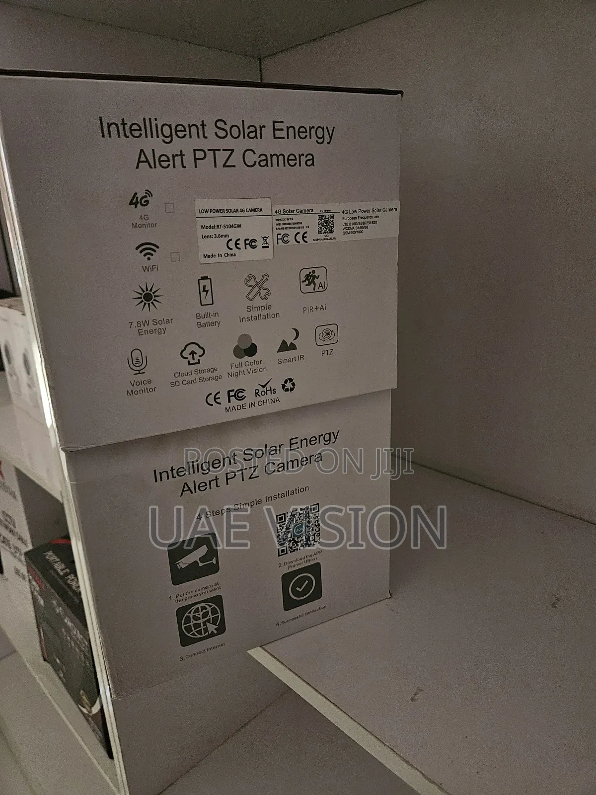 Ubox 5mp Single Lens Solar Camera Waterproof Hd