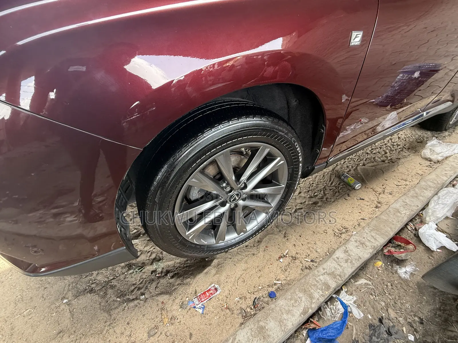 Lexus RX 350 F SPORT AWD 2013 Burgundy