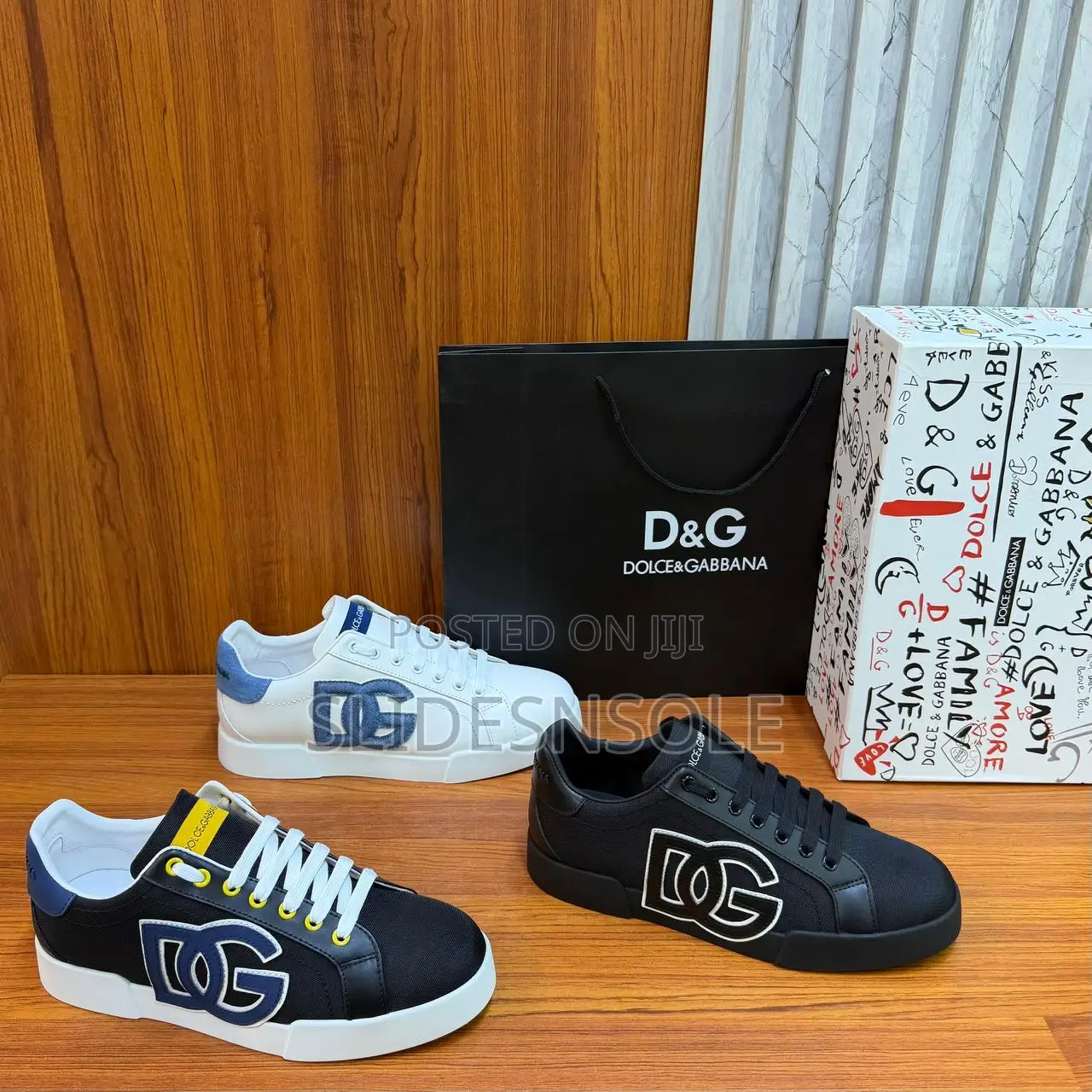 Dolce Gabbana Portofino Light Strobel Sneakers.