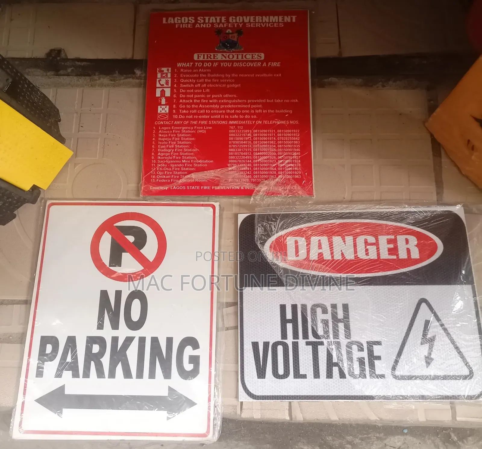Safety And Informational Signs