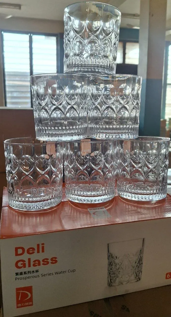6pcs Quality and Sophiscated Glass Cup