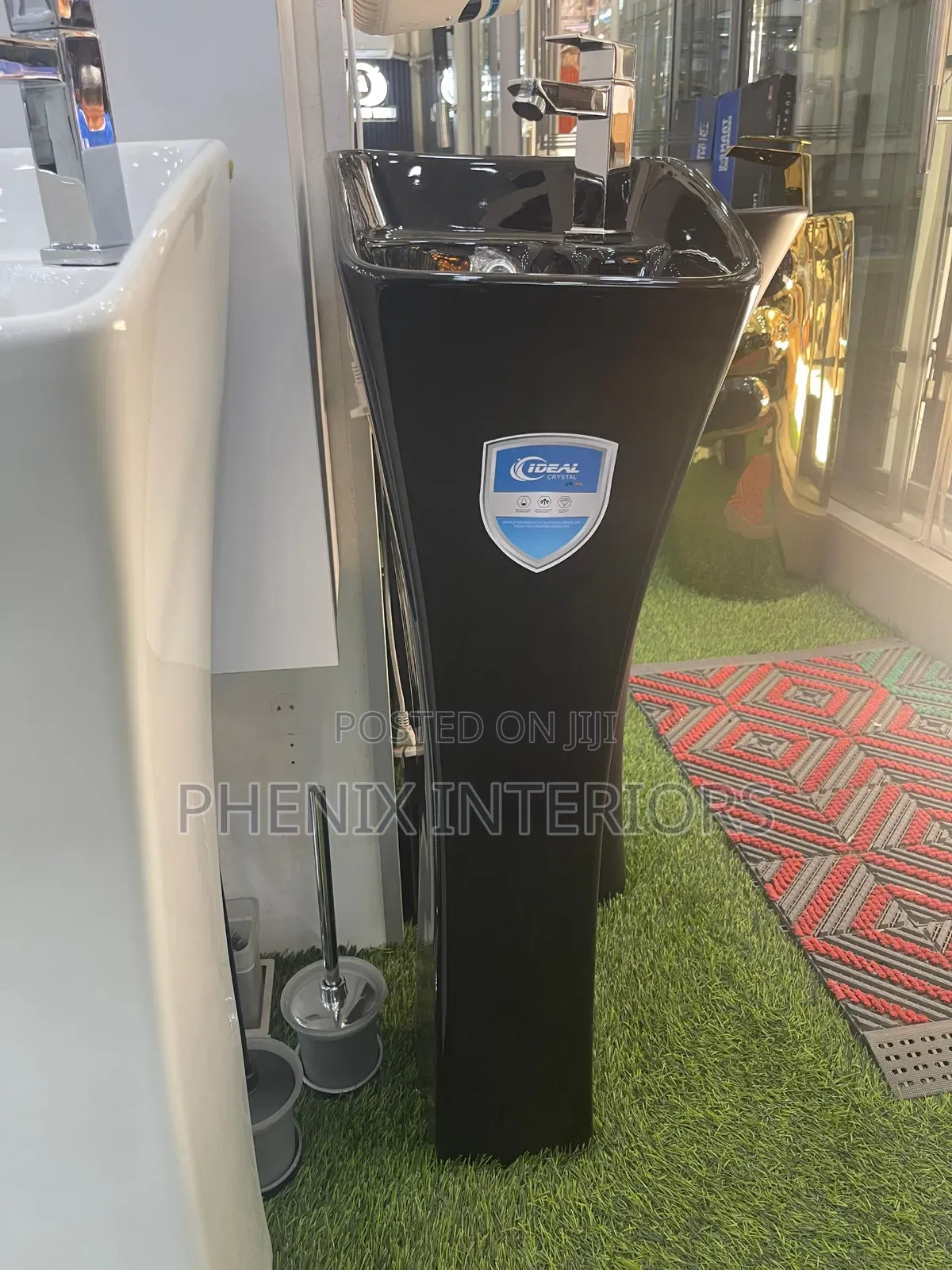 Free Standing Black Dining Wash Hand Basin