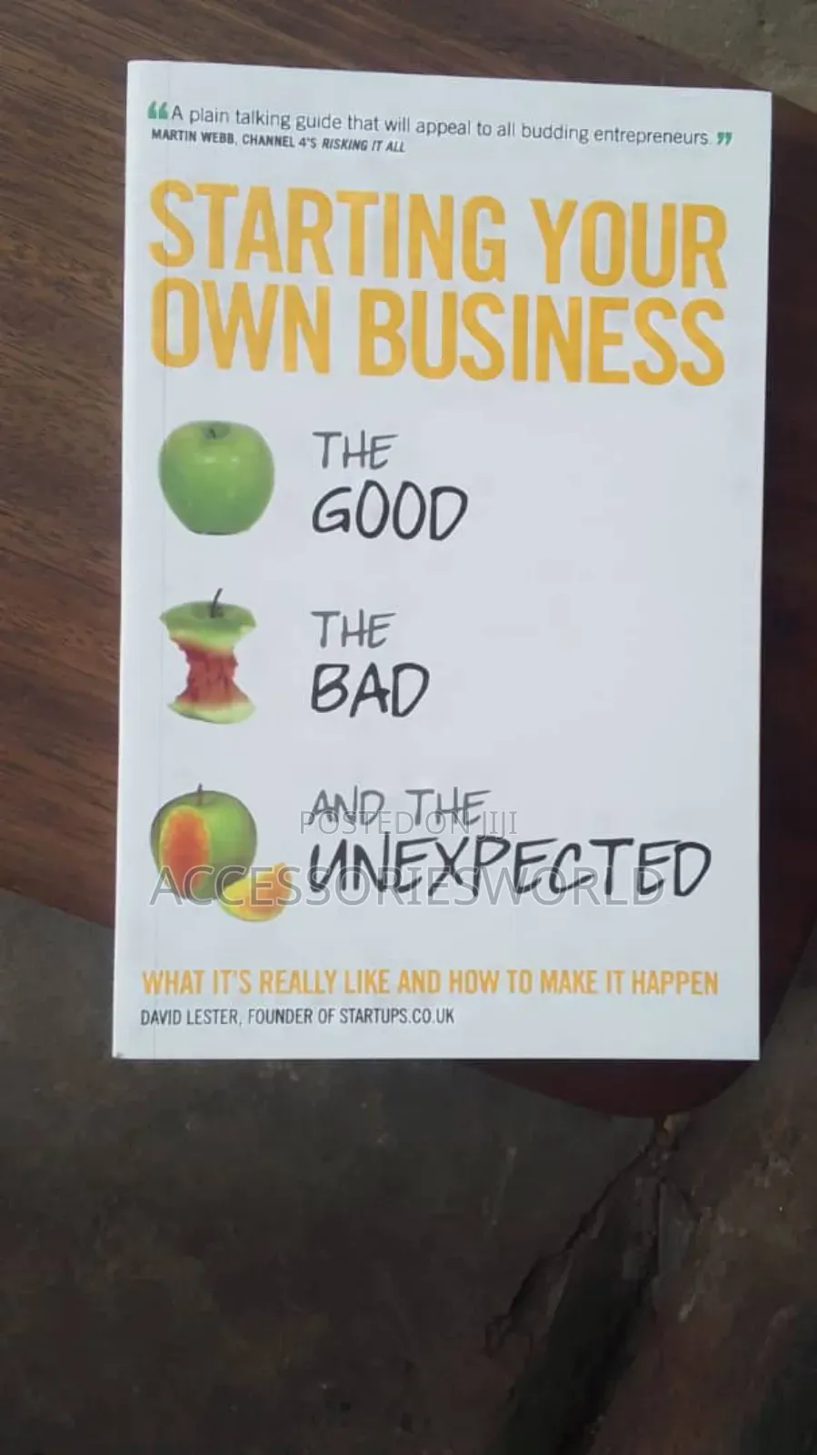 Starting Your Own Business
David Lester