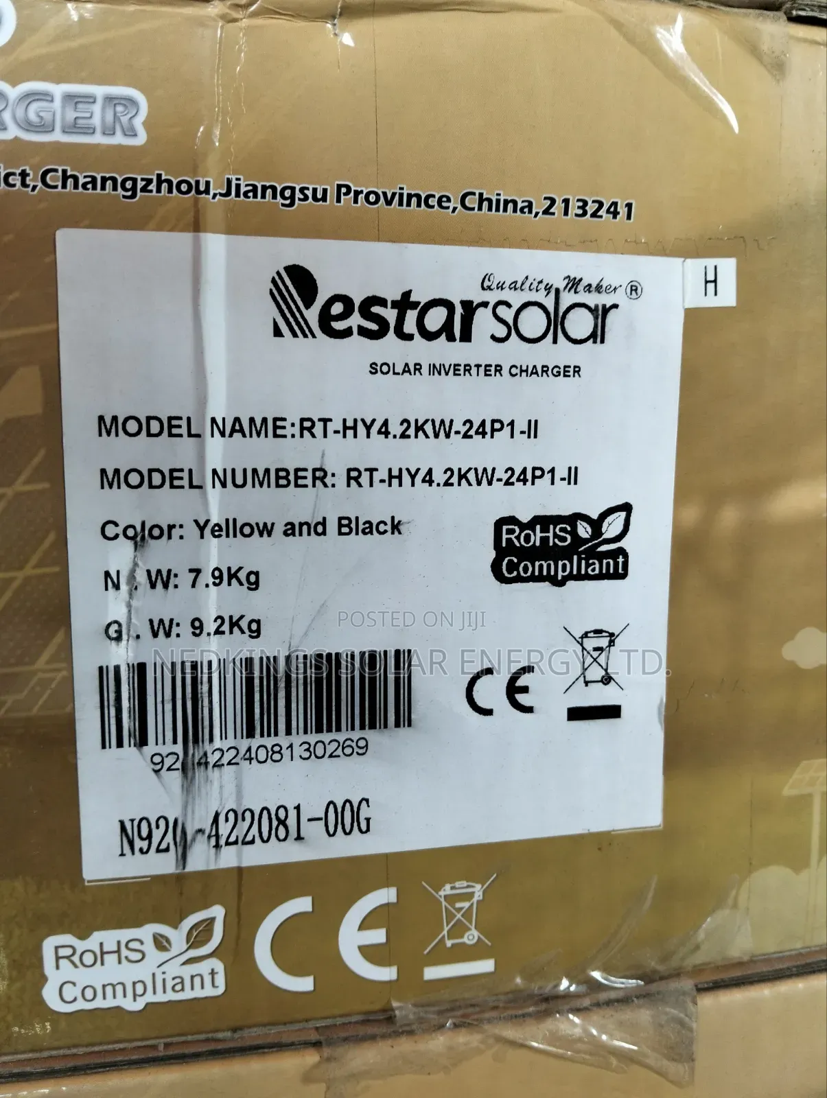 Restar 4.2kva 24v Hybrid Inverter