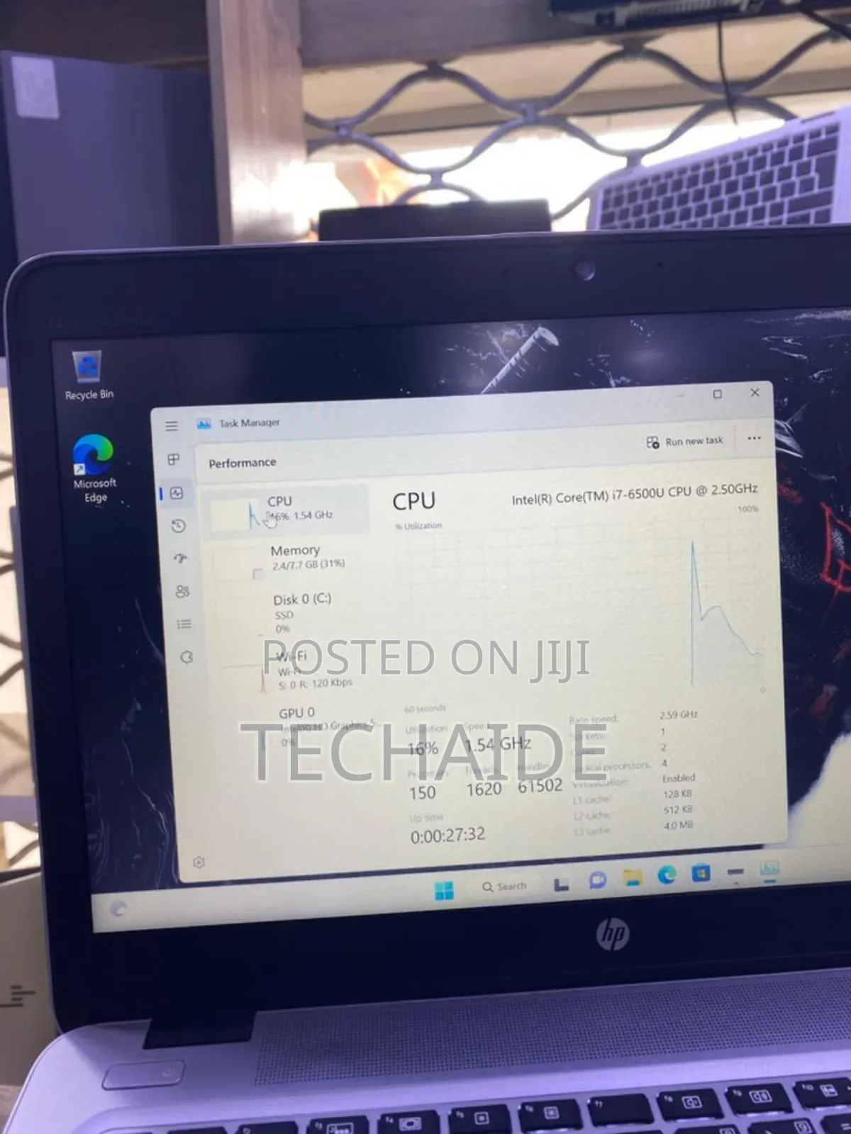 Laptop HP EliteBook 840 G3 8GB Intel Core i7 SSD 256GB