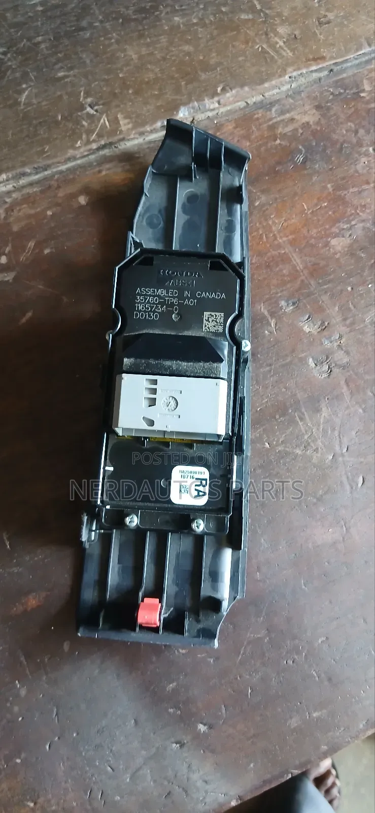 Power Window Control Master Switch Honda Crosstour 2010-2013