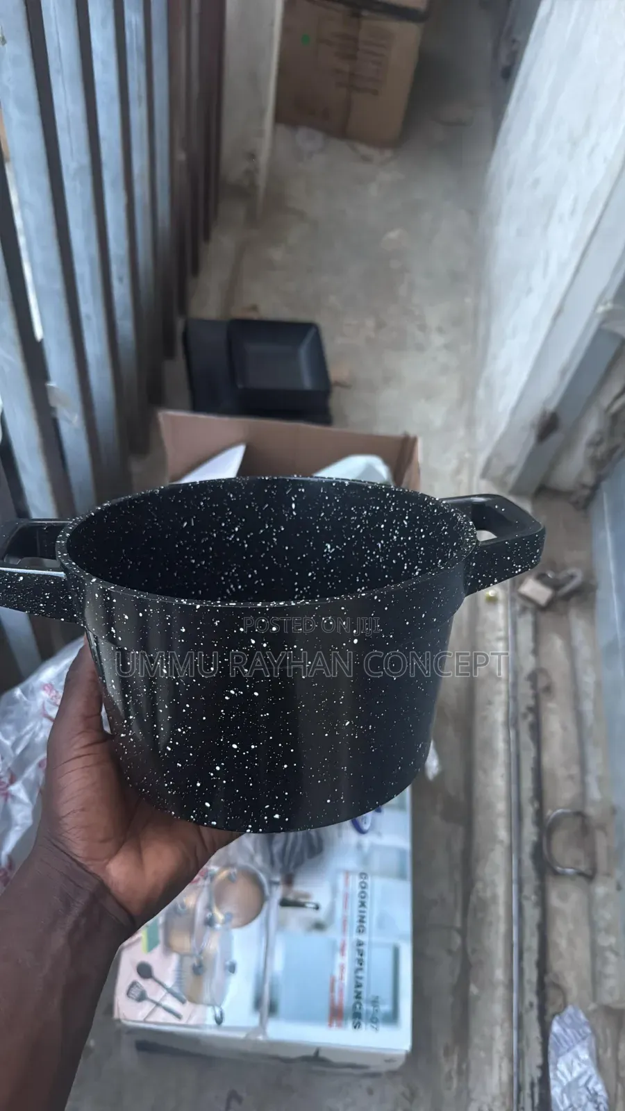 9pieces Non Stick Granite Cookware